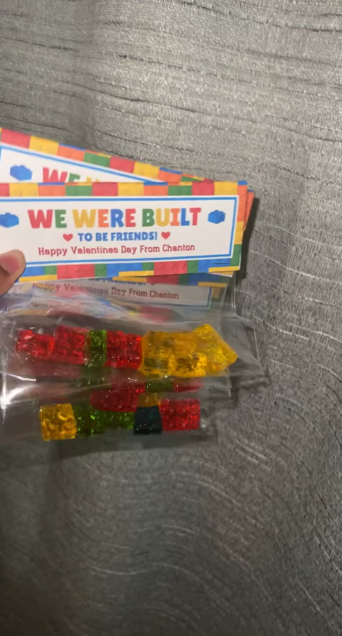 Lego Inspired Party Favor