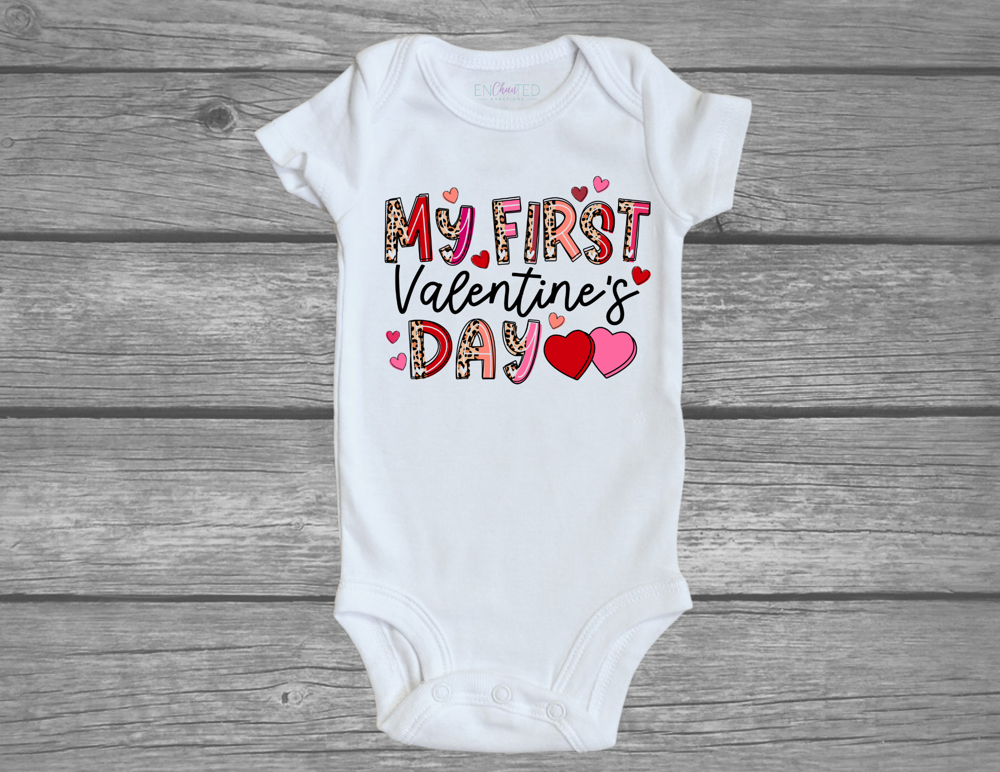 First Valentine’s Day Onesie