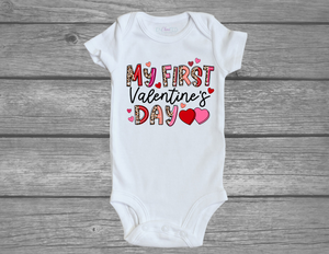 First Valentine’s Day Onesie