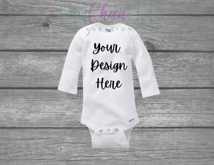 Custom Long Sleeve Onesie