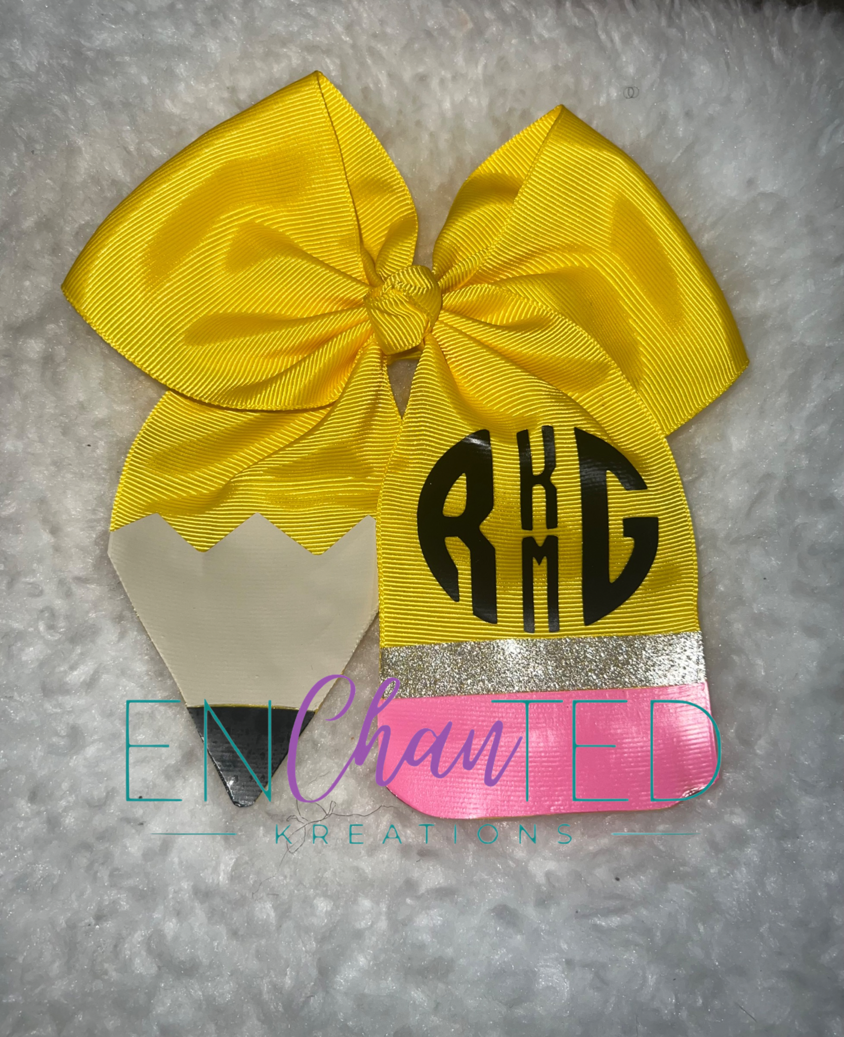 Pencil Inspired Bow