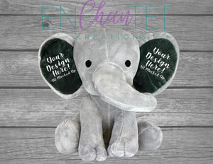 Personalized Birth Stat Elephant