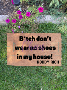 Roddy Rich Quote Doormat